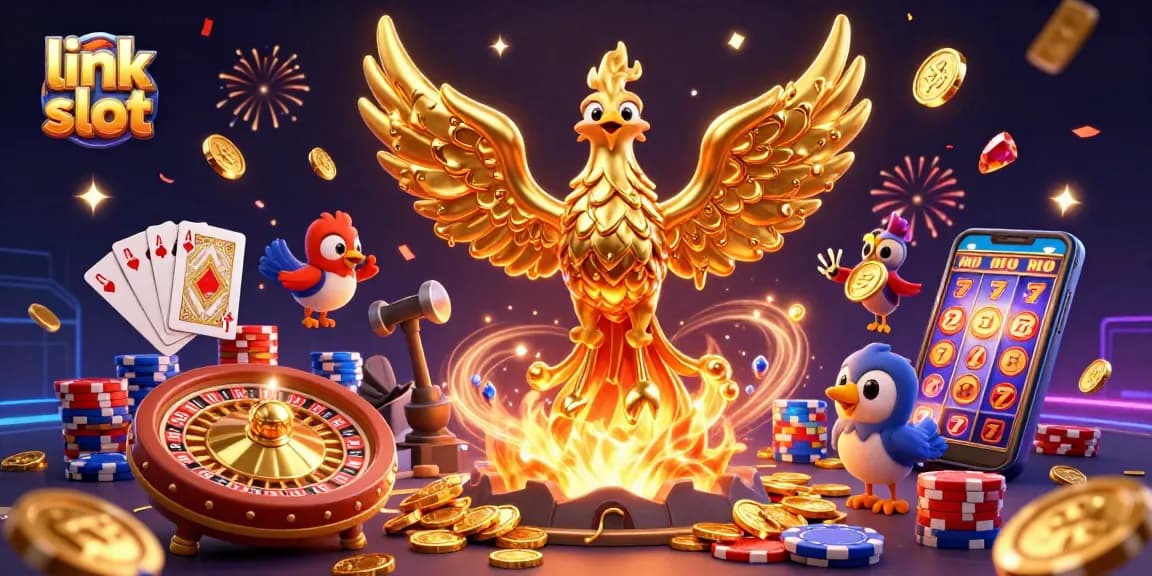 Menangkan di link slot dengan ilustrasi kasino yang memukau dan elemen permainan yang dinamis.